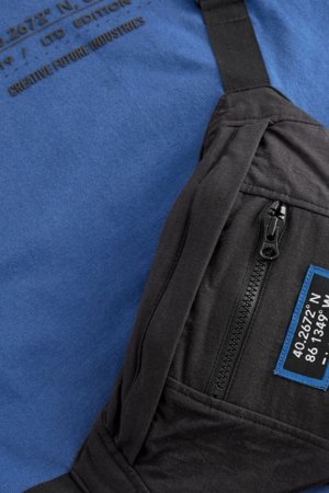 NEXT t-krekls ar garām piedurknēm un rokassomu, B54191 152 