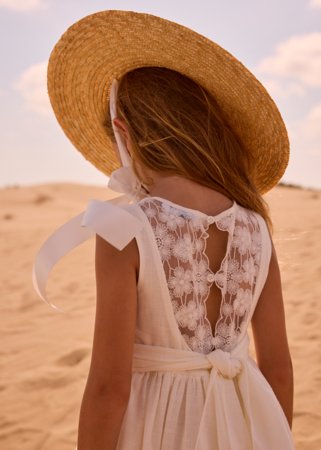 MAYORAL kleita bez piedurknēm, natural, 3.914-42, 92  cm 