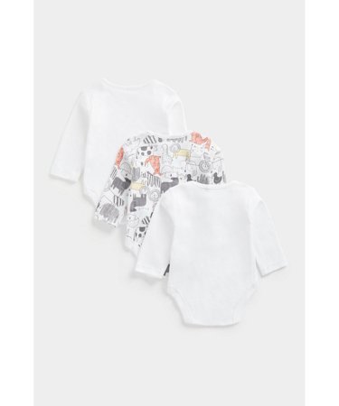 MOTHERCARE bodijs ar garām piedurknēm, 3 gab., CB325 594978