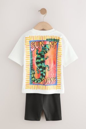 NEXT t-krekls ar īsām piedurknēm un šorti, AG8735, 98-104