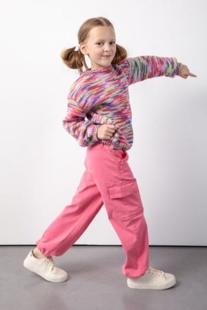 COCCODRILLO džemperis RAVE GIRL KIDS, krāsains, cm 