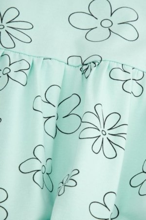 COCCODRILLO kleita ar īsam piedurknēm, zaļa, izmērs 