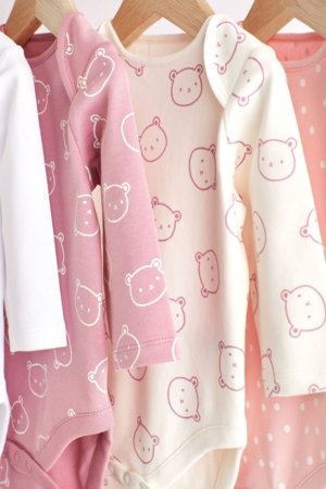 NEXT bodijs ar garām piedurknēm, 4 gab., D70079 