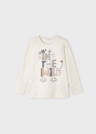 MAYORAL t-krekls ar garām piedurknēm 6M, chickpea, 4015-58 4015-58