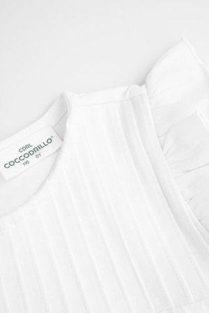 COCCODRILLO t-krekli ACADEMY GIRL KIDS, baltā, cm 