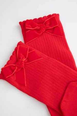 COCCODRILLO zeķes SOCKS GIRL, sarkans, cm 