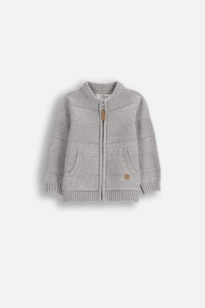 COCCODRILLO džemperis FOREST FRIENDS BOY NEWBORN, pelēks, ZC5172201FBN-019-086, 86 cm