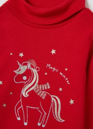 OVS t-krekls ar garām piedurknēm un augsto apkakli, cm, 002498249 