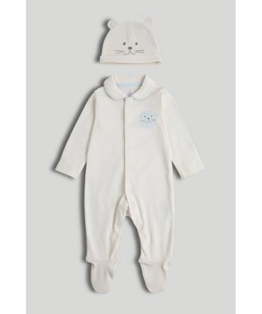 MOTHERCARE zīdaiņu kombinezons, cepure, AW24401 50 cm 