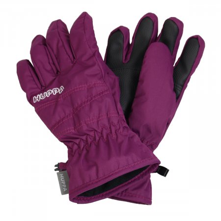 HUPPA cimdi KERAN, ķiršu krāsa, 82150009-80034, 6 izmērs 