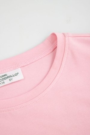 COCCODRILLO t-krekls ar īsam piedurknēm, rozā, WC6143203GGK-033-104, 104 izmērs 