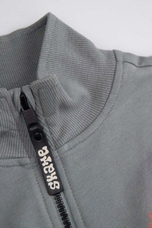 COCCODRILLO džemperis SPORTS BOY KIDS, pelēks, ZC5132201SBK-019-116, 116 cm