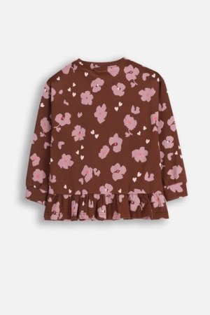 COCCODRILLO t-krekli CRAFT PUNK GIRL KIDS, brūns, ZC5143103CGK-018-122, 122 cm 