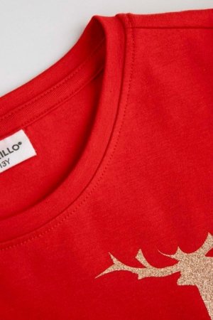 COCCODRILLO t-krekls, sarkani, ZC5143106MER-009-140, 140 cm 