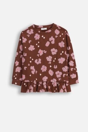 COCCODRILLO t-krekli CRAFT PUNK GIRL KIDS, brūns, ZC5143103CGK-018-122, 122 cm 