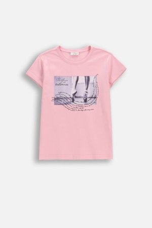 COCCODRILLO t-krekls ar īsam piedurknēm, rozā, izmērs 