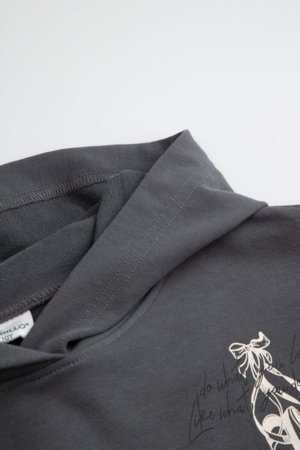 COCCODRILLO kleita ar garām piedurknēm, pelēka, WC6129102HGJ-020-128, 128 cm 