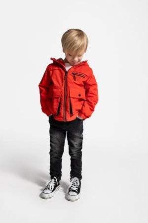 COCCODRILLO jaka OUTERWEAR BOY KIDS, sarkans, WC5152702OBK-009-122, 122 cm 