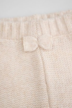 COCCODRILLO legingi HAPPY PUPPY GIRL NEWBORN, krēmveida, ZC5122201HGN-002-086, 86 cm 