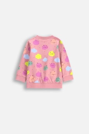 COCCODRILLO krekls ar garām piedurknēm DREAM DIARIES GIRL NEWBORN, krāsa, WC5143103DGN-022-086, 86 cm 