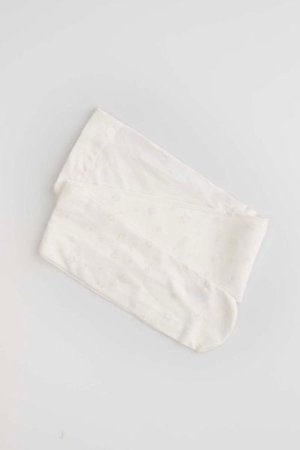 COCCODRILLO zeķubikses TIGHT MICROFIBRE COLORFUL, balts, ZC5380314TMC-001-080, 80/86 cm