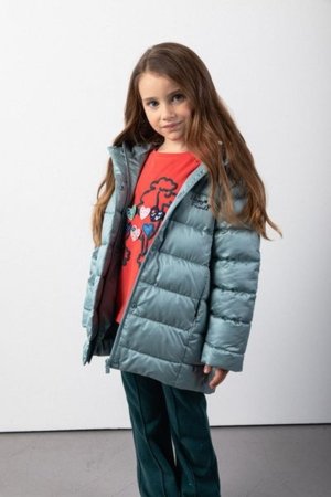 COCCODRILLO jakete OUTERWEAR GIRL KIDS, zaļš, cm