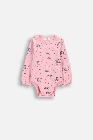 COCCODRILLO bodijs ar garām piedurknēm, rozā, izmērs 