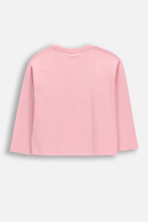 COCCODRILLO t-krekls ar garām piedurknēm, rozā, WC6143103GGK-033-104, 104 izmērs 