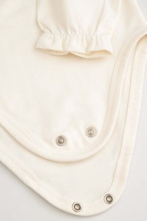 COCCODRILLO bodijs ELEGANT BABY GIRL, ecru, ZC4112102EBG-003-098, 98 cm 