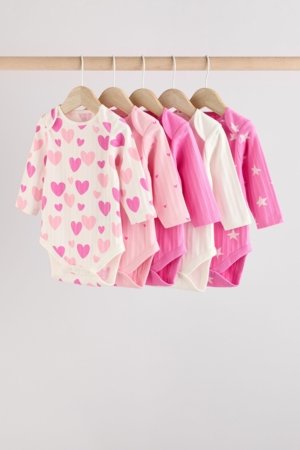 NEXT smilškrāsas krekls ar garām piedurknēm, 5 gab., E19750 56 