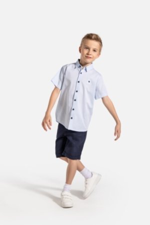 COCCODRILLO šorti ELEGANT JUNIOR BOY, tumši zili, WC3119501EJB-015 WC3119501EJB-015-122
