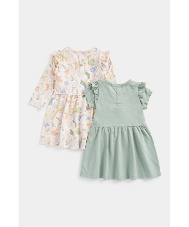 MOTHERCARE kleita ar garām piedurknēm un kleita ar īsam piedurknēm, FA851 