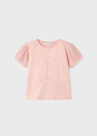 MAYORAL t-krekls ar īsam piedurknēm 6F, blush, 3085-70 