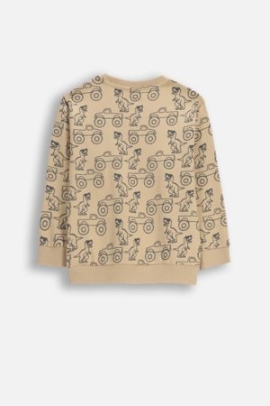 COCCODRILLO džemperis, smilšu krāsa, WC6132102NBK-002-122, 122 cm 