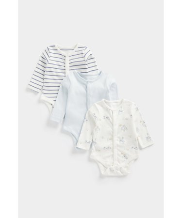 MOTHERCARE bodijs ar garām piedurknēm, 3 gab., CB279 608147