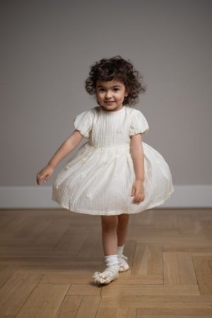 COCCODRILLO kleita ar īsam piedurknēm, smilšu krāsa, WC6128201FGN-003-074, 74 izmērs 