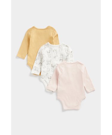 MOTHERCARE bodijs ar garām piedurknēm, 3 gab., CB286 594640