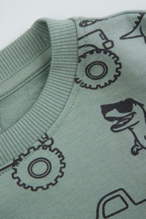 COCCODRILLO džemperis, zaļa, WC6132102NBK-011-116, 116 cm 