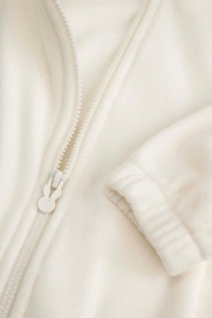 COCCODRILLO džemperis ar rāvējslēdzēju, krēmkrāsa, 