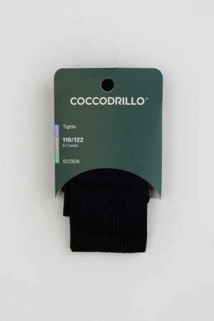 COCCODRILLO zeķubikses TIGHT MICROFIBRE COLORFUL, melns, ZC5380311TMC-021-104, 104/110 cm 