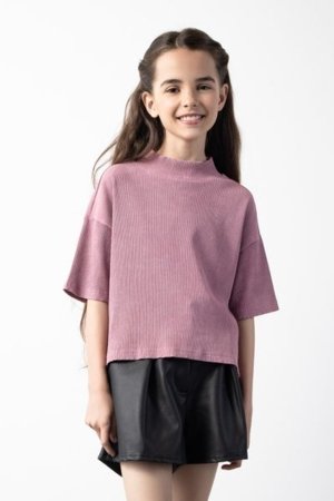 COCCODRILLO t-krekli CRAFT PUNK GIRL JUNIOR, rozā, ZC5143901CGJ-033-164, 164 cm