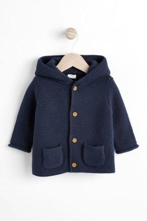 NEXT džemperis ar rāvējslēdzēju ar kapuci, Q99768, 74-80 cm 