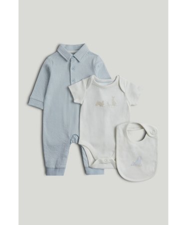 MOTHERCARE bodijs, kombinezons un priekšautiņš, AY78801, 62 cm 