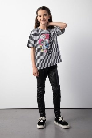 COCCODRILLO legingi, melns, cm