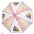 PERLETTI caurspīdīgs lietussargs Rainbow High 45/8, 75421 75421