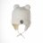 HUPPA adīta cepure REMY, balta, 94370008-00020 94370008-00020-00S