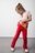 COCCODRILLO legingi ACADEMY GIRL KIDS, sarkans, cm 