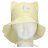 TUTU cepure, dzeltena, 3-006560, 50/52 cm 3-006560 yellow