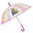 PERLETTI caurspīdīgs lietussargs Rainbow High 45/8, 75421 75421