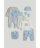 MOTHERCARE komplekts zīdainim 8 gab., AX33601, cm 
